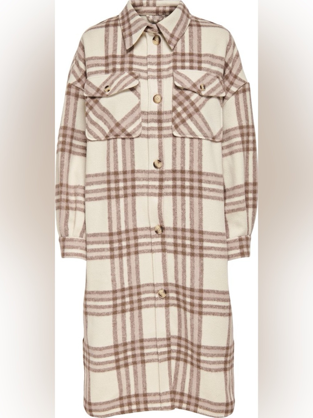ONLY | oversized, extra long shacket
